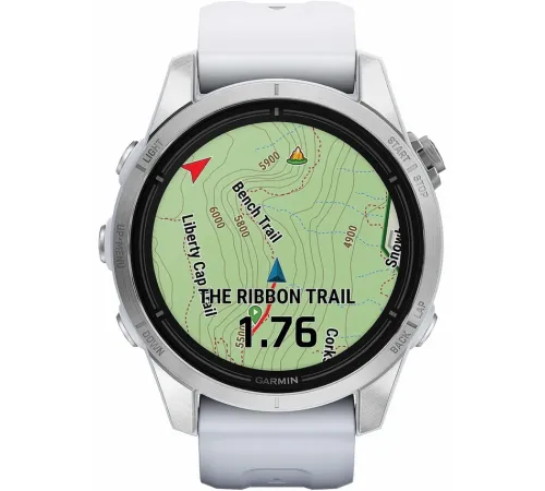 Garmin epix Pro Gen 2 Standard Edition 42 mm Silver with Whitestone Band