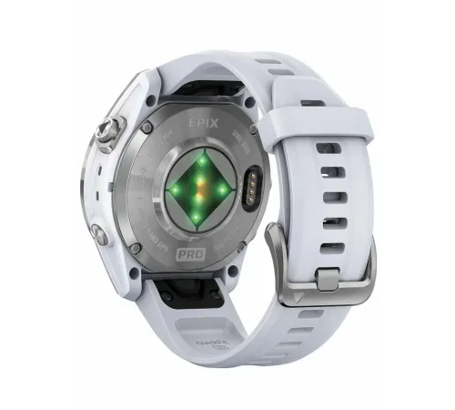 Garmin epix Pro Gen 2 Standard Edition 42 mm Silver with Whitestone Band