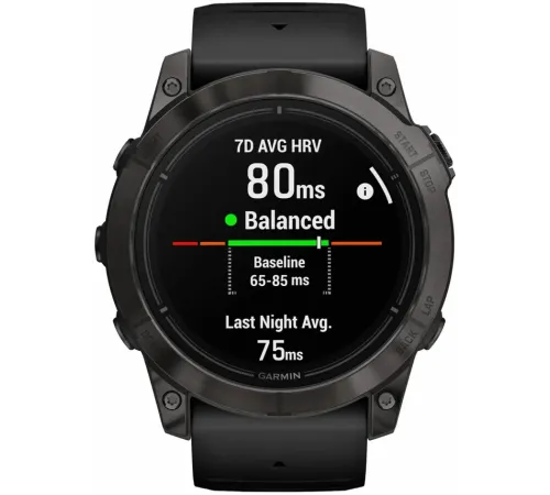 Garmin epix Pro Gen 2 Sapphire Edition 51 mm Carbon Gray DLC Titanium with Black Band