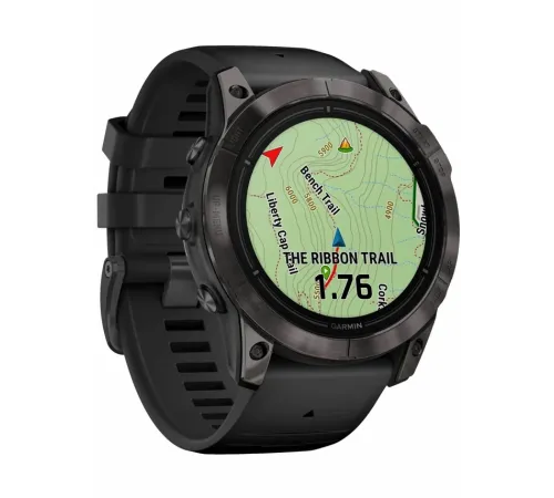Garmin epix Pro Gen 2 Sapphire Edition 51 mm Carbon Gray DLC Titanium with Black Band