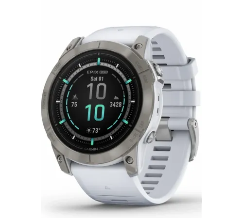 Garmin epix Pro Gen 2 Sapphire Edition 51 mm Titanium with Whitestone Band