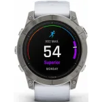 Garmin epix Pro Gen 2 Sapphire Edition 51 mm Titanium with Whitestone Band