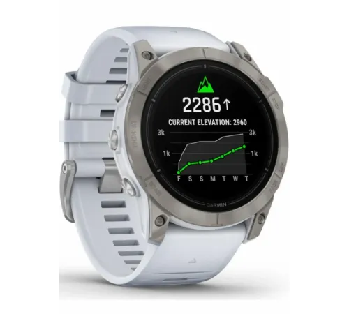 Garmin epix Pro Gen 2 Sapphire Edition 51 mm Titanium with Whitestone Band