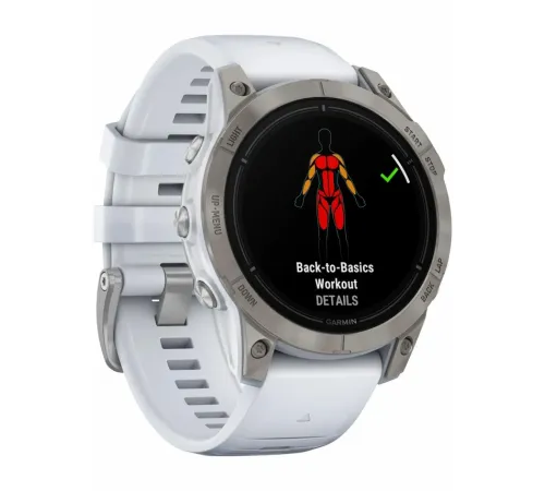 Garmin epix Pro Gen 2 Sapphire Edition 47 mm Titanium with Whitestone Band