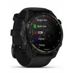 Garmin Descent Mk3i – 43 mm Carbon Gray DLC Titanium with Black Silicone Band