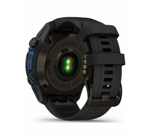 Garmin Descent Mk3i – 43 mm Carbon Gray DLC Titanium with Black Silicone Band