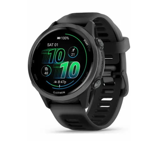 Garmin Forerunner 570 - 42mm Slate Gray Aluminum with Translucent Black/Black Band