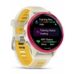Garmin Forerunner 570 - 42mm Raspberry Aluminum with Translucent Bone/Mango Band