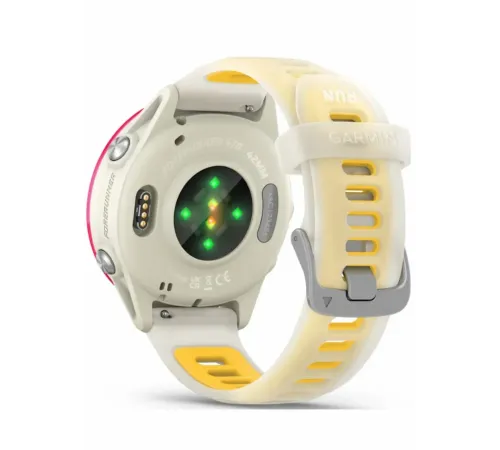 Garmin Forerunner 570 - 42mm Raspberry Aluminum with Translucent Bone/Mango Band