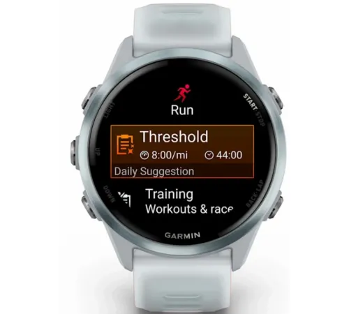 Garmin Forerunner 570 - 42mm Cloud Blue Aluminum with Translucent Whitestone/Cloud Blue Band