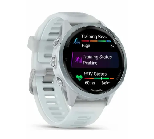 Garmin Forerunner 570 - 42mm Cloud Blue Aluminum with Translucent Whitestone/Cloud Blue Band