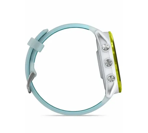 Garmin Forerunner 570 - 47mm Amp Yellow Aluminum with Translucent Whitestone/Turquoise Band