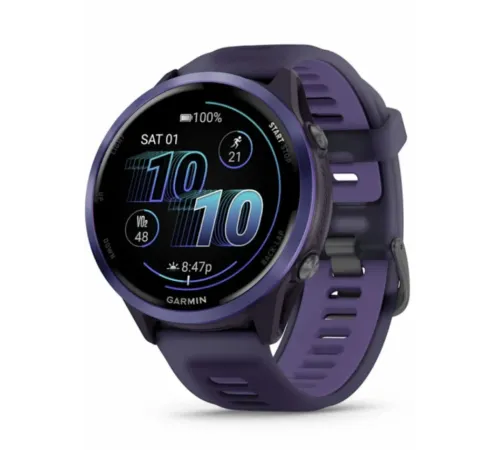 Garmin Forerunner 570 - 47mm Indigo Aluminum with Translucent Imperial Purple/Indigo Band