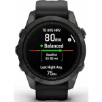 Garmin epix Pro Gen 2 – Sapphire Edition 47 mm Carbon Gray DLC Titanium with Black Band