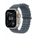 Apple Watch Ultra 3 49 мм Natural Titanium Anchor Blue Ocean Band