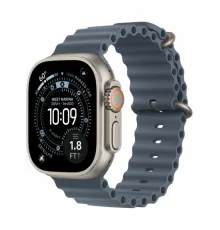 Apple Watch Ultra 3 49 мм Natural Titanium Anchor Blue Ocean Band
