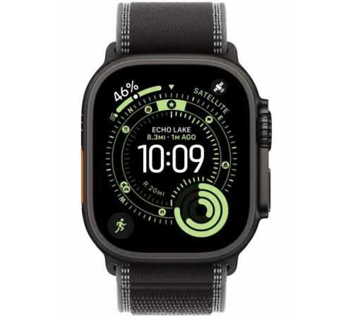 Apple Watch Ultra 3 49 мм Black Titanium Bl/Charcoal Trail Loop