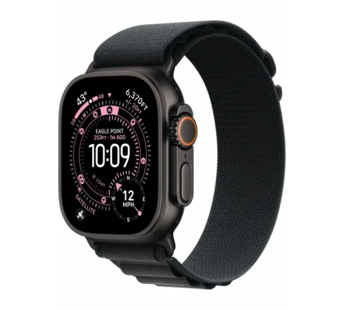 Apple Watch Ultra 3 49 мм Black Titanium Black Alpine Loop