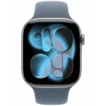 Apple Watch Series 11 42 mm Space Grey Aluminium Black Sport Band