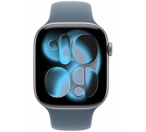 Apple Watch Series 11 42 mm Space Grey Aluminium Black Sport Band