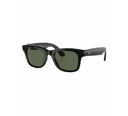 Умные очки Ray-Ban Meta Wayfarer (Черный глянцевый/Зеленый)