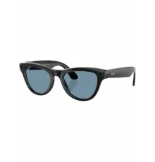 Умные очки Ray-Ban Meta Skyler (Черный глянцевый/Синий)