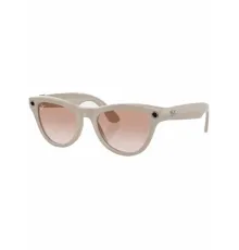 Умные очки Ray-Ban Meta Skyler (Серый глянцевый/Розовый)