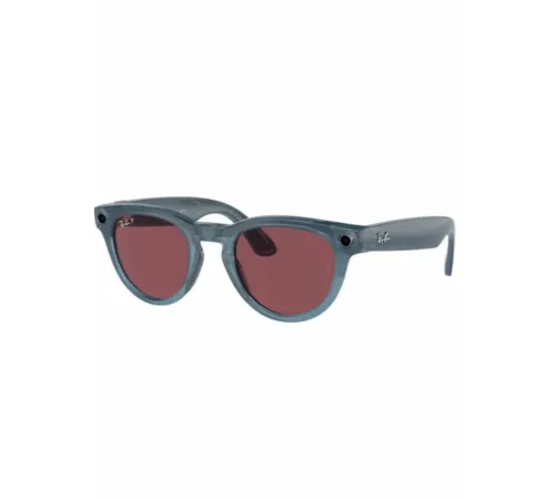 Умные очки Ray-Ban Meta HeadLiner (Синий прозрачный/Красный)