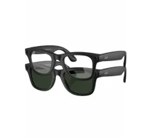 Умные очки Ray-Ban Meta Wayfarer (Черный матовый/Зеленый,Прозрачный)