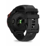 Garmin Approach S70 - 47 mm Black/Red Ceramic Bezel with Black Silicone Band