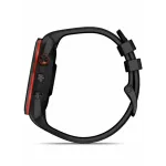 Garmin Approach S70 - 47 mm Black/Red Ceramic Bezel with Black Silicone Band