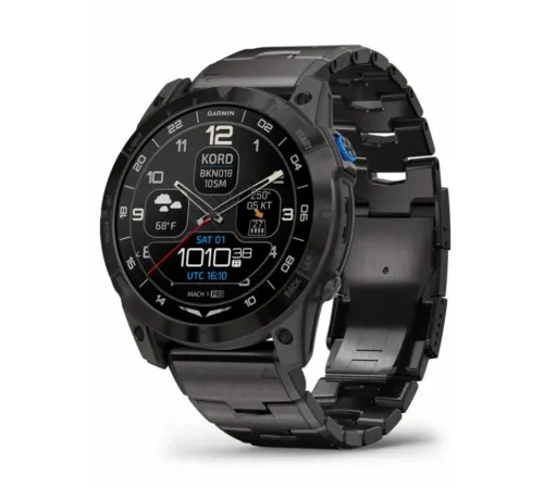 Garmin D2 Mach 1 Pro Aviator Titanium Bracelet