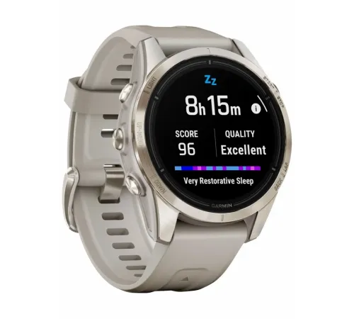 Garmin Epix Pro Gen 2 Sapphire Edition 42 mm Soft Gold with Light Sand Band