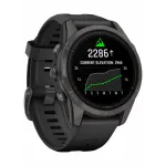 Garmin Epix Pro Gen 2 Sapphire Edition 42 mm Carbon Gray DLC Titanium with Black Band