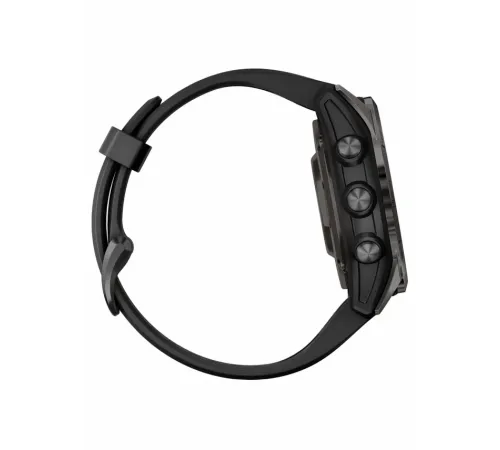 Garmin Epix Pro Gen 2 Sapphire Edition 42 mm Carbon Gray DLC Titanium with Black Band