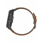 Garmin Epix Pro Gen 2 Sapphire 51 мм Карбоново-серый титан/каштановый, с кожаным и силиконовым ремешками
