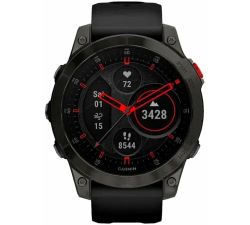 Garmin Epix Sapphire Gen 2 (черный титан/черный)
