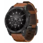 Garmin Epix Sapphire Gen 2 (черный титан/каштановый кожа)