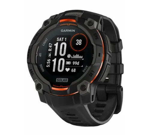 Garmin Instinct 3 – 45 mm, Solar Black with Black Band