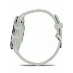 Garmin Venu 3S Silver Stainless Steel Bezel with Sage Gray Case and Silicone Band