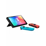 Nintendo Switch OLED Чёрный, с неоновыми Joy-Con