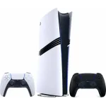 Sony PlayStation 5 Pro (2 геймпада, белый/черная полночь)