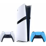 Sony PlayStation 5 Pro (2 геймпада, белый/звездный синий)