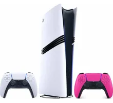 Sony PlayStation 5 Pro (2 геймпада, белый/новая звезда)