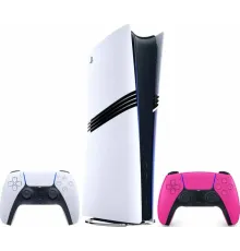 Sony PlayStation 5 Pro (2 геймпада, белый/новая звезда)