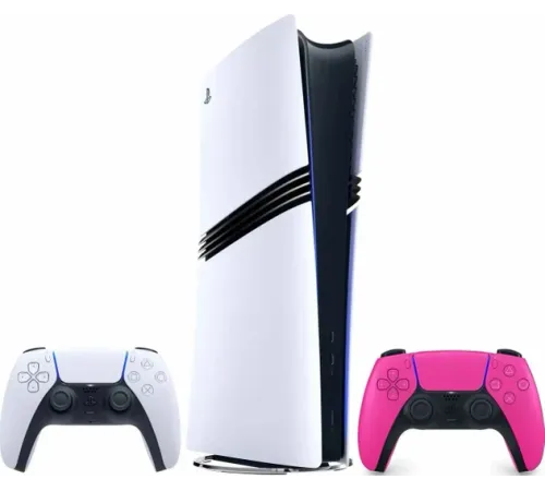 Sony PlayStation 5 Pro (2 геймпада, белый/новая звезда)