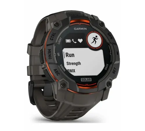 Garmin Instinct 3 – 50 mm, Solar Black with Charcoal Band