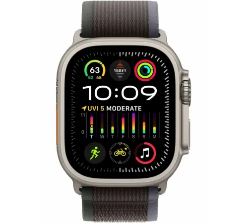 Watch Ultra 2, 49mm Trail Loop Сине-чёрный - M/L MRF63