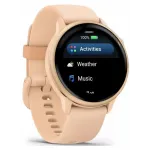 Garmin Vivoactive 6 Metallic Pink Dawn with Pink Dawn Band