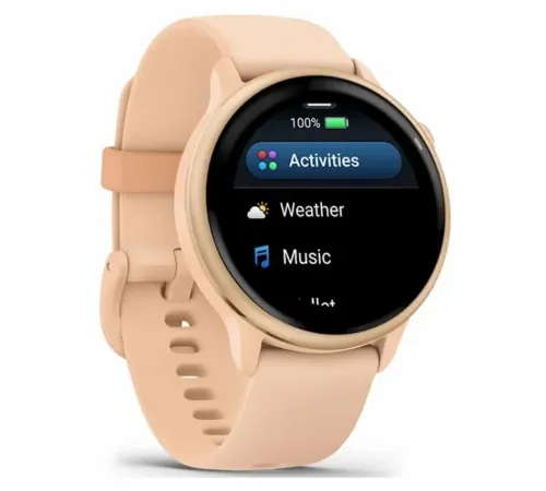 Garmin Vivoactive 6 Metallic Pink Dawn with Pink Dawn Band